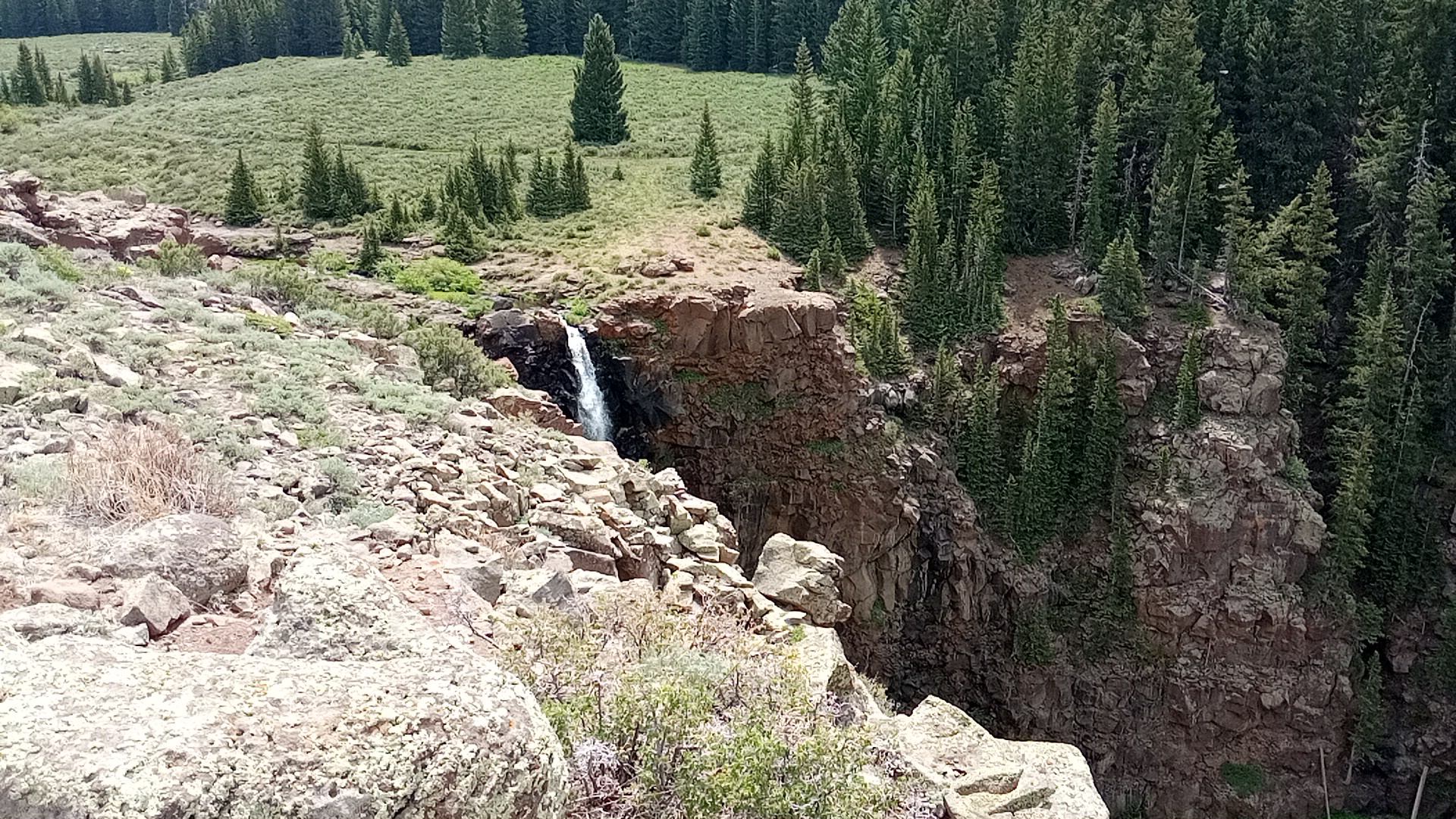 other side of the waterfall